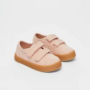 Zara | Pink Velcro Sneakers